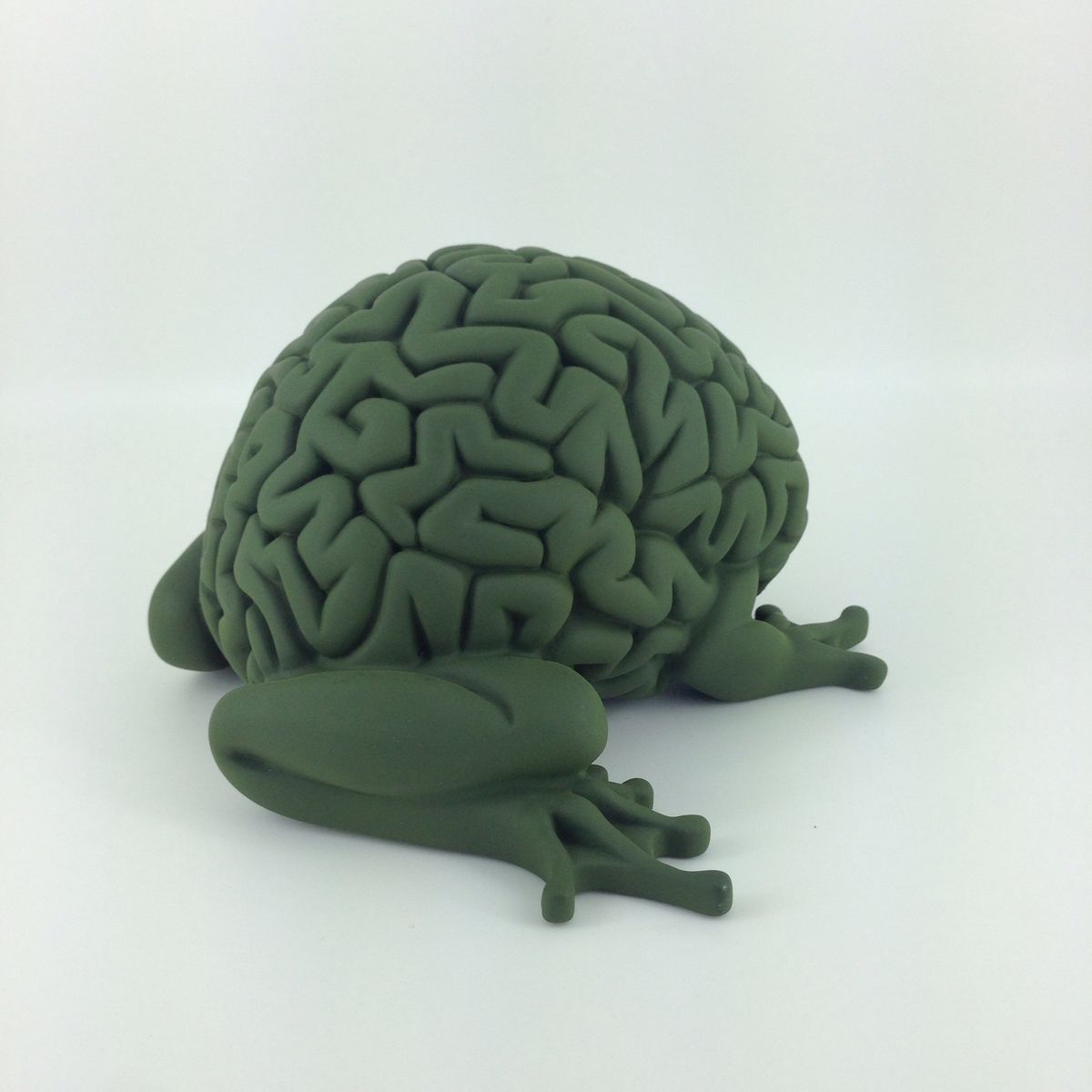 Jumping Brain - 5" military green