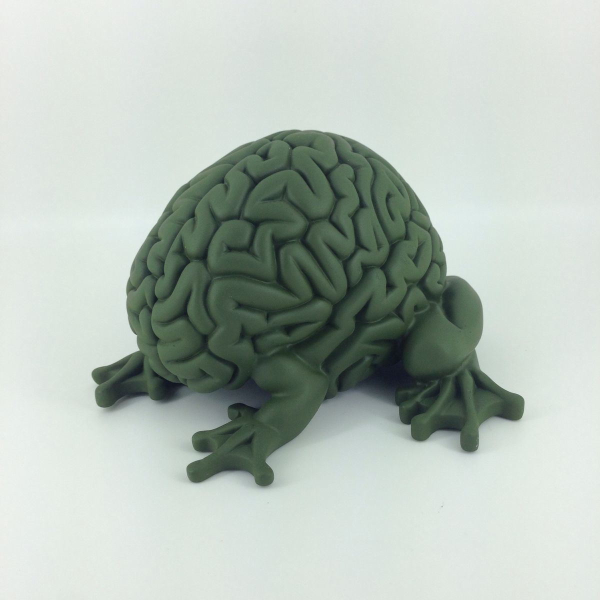 Jumping Brain - 5" military green