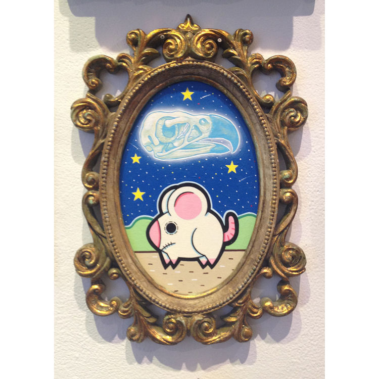 Rat With Bird Skull by Matt Ritchie