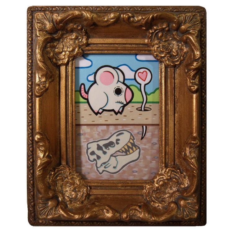 Rat With Heart and Skull by Matt Ritchie