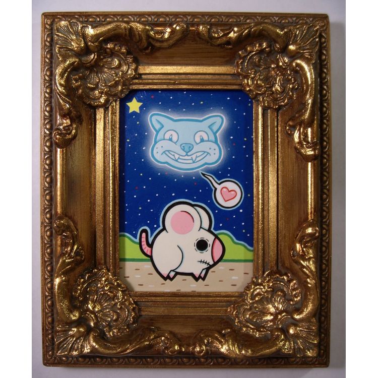 Rat With Heart And Cat by Matt Ritchie