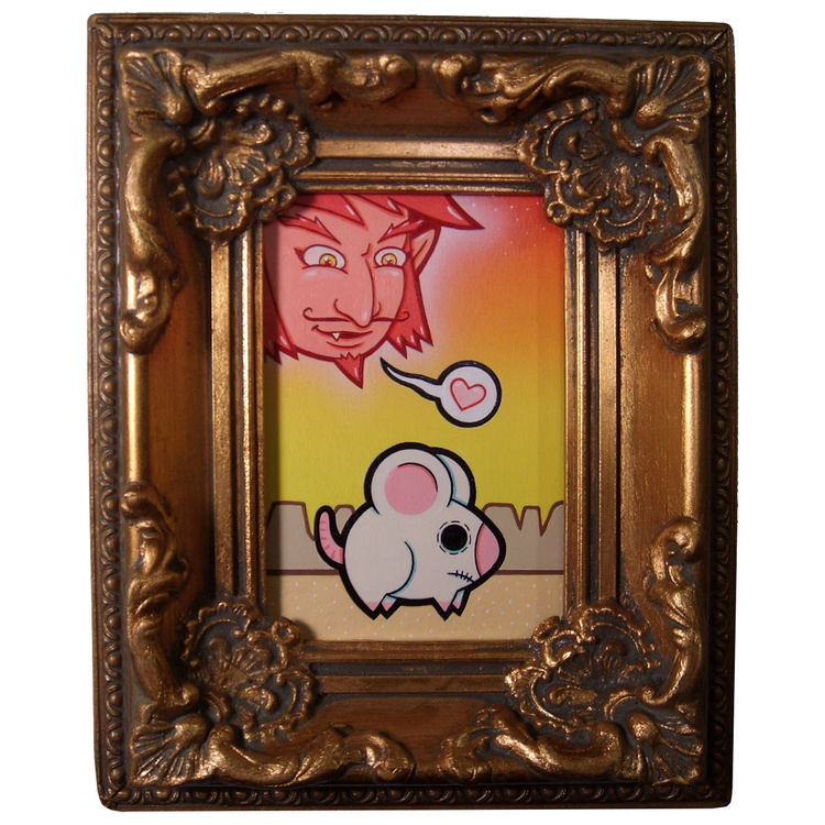 Rat With Heart And Devil by Matt Ritchie