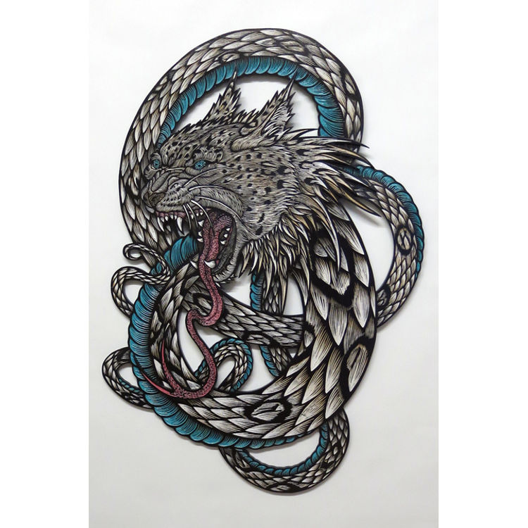Wolfbat Leopard Snake by Dennis McNett