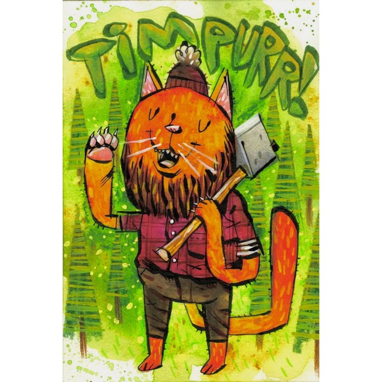 Kitty Cat Lumberjack by Mr. Walters