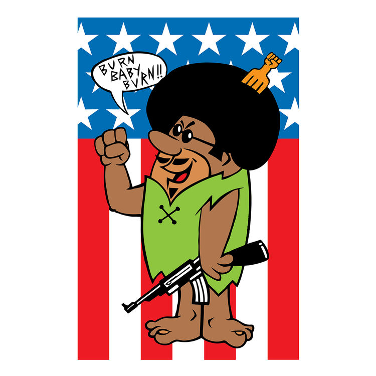 Barney X by Frank Kozik