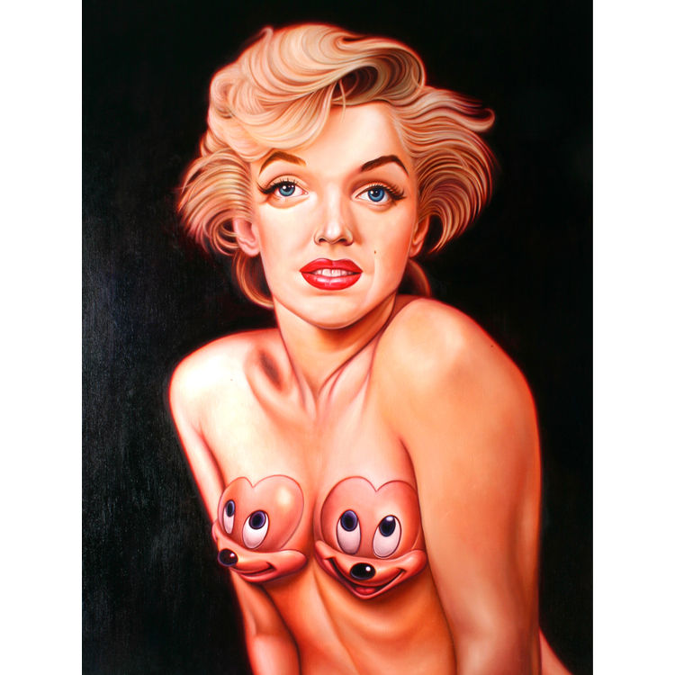 Big Eye Marilyn by Ron English