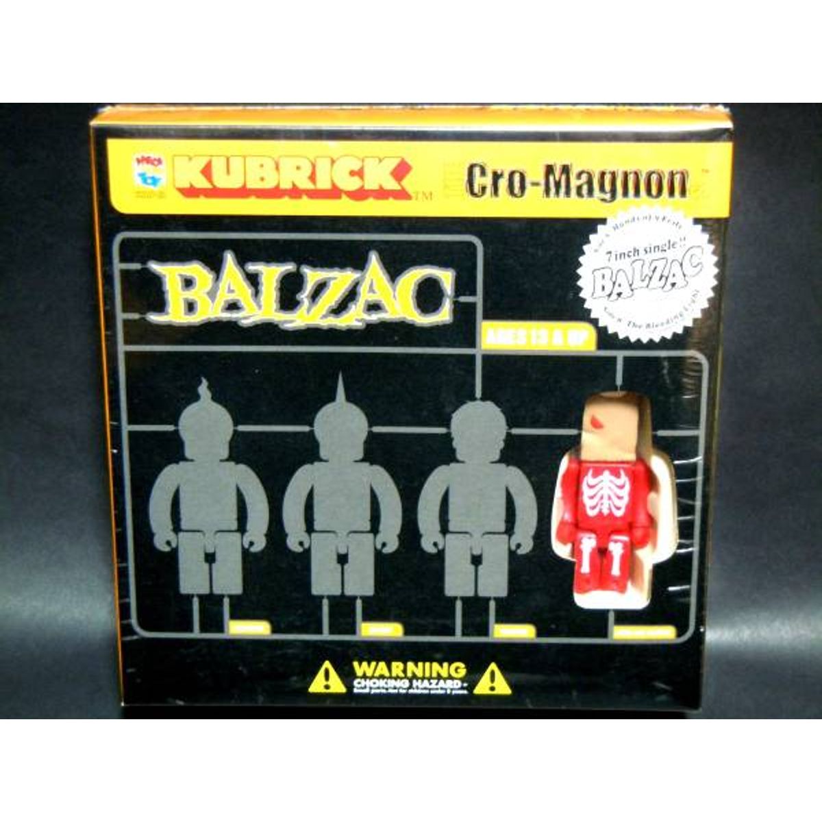 Balzac Cro-Magnon Kubrick Set with 7" Record (Red)