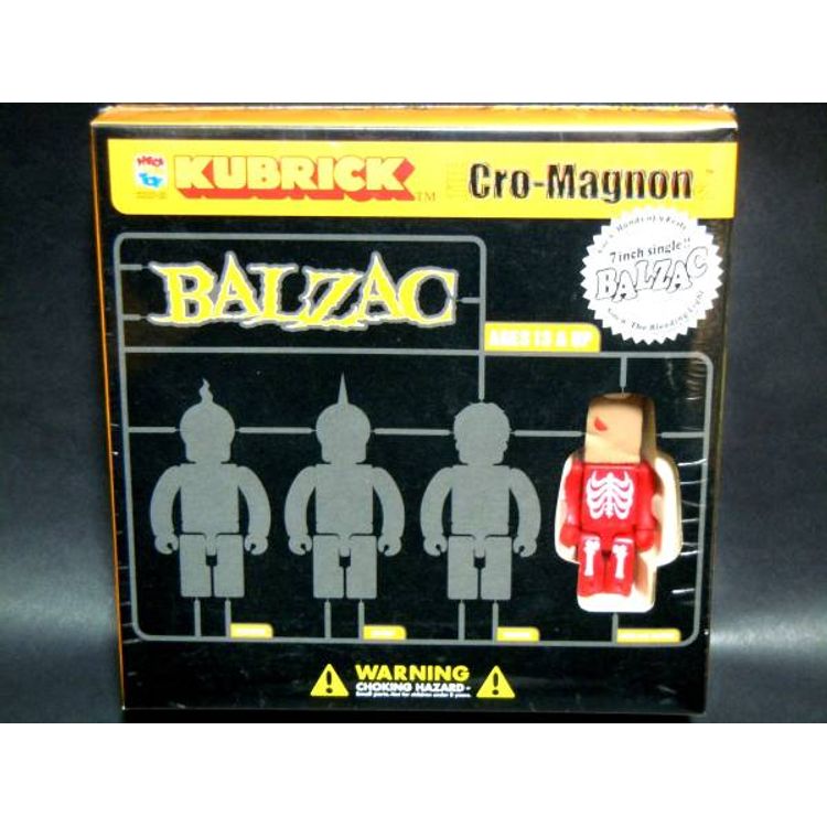 Balzac Cro-Magnon Kubrick Set with 7" Record (Red) by Balzac