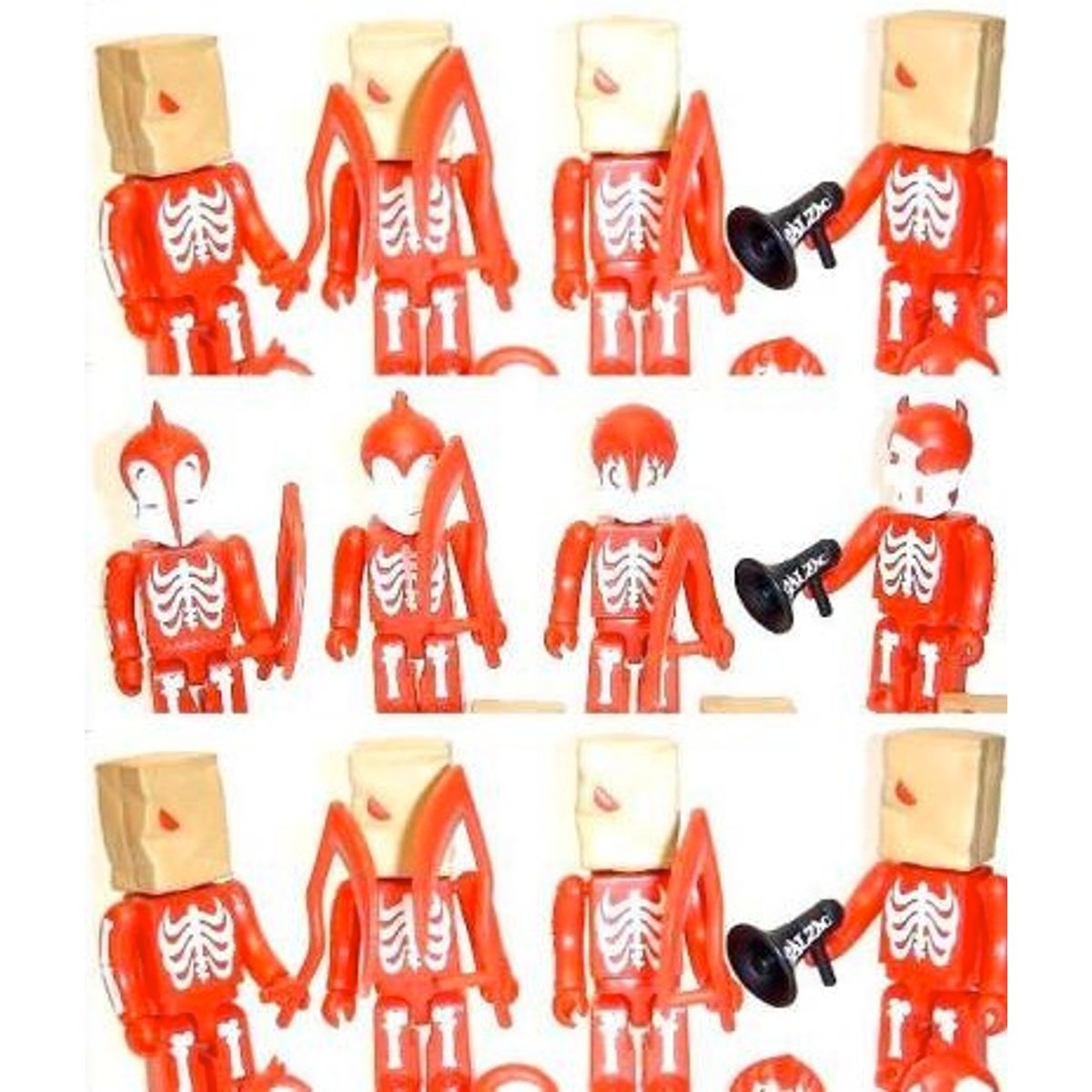Balzac Cro-Magnon Kubrick Set with 7" Record (Red)