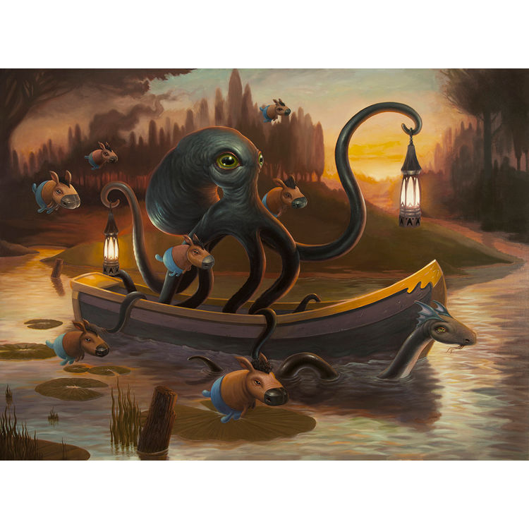 Twilight Barge by Scott Musgrove