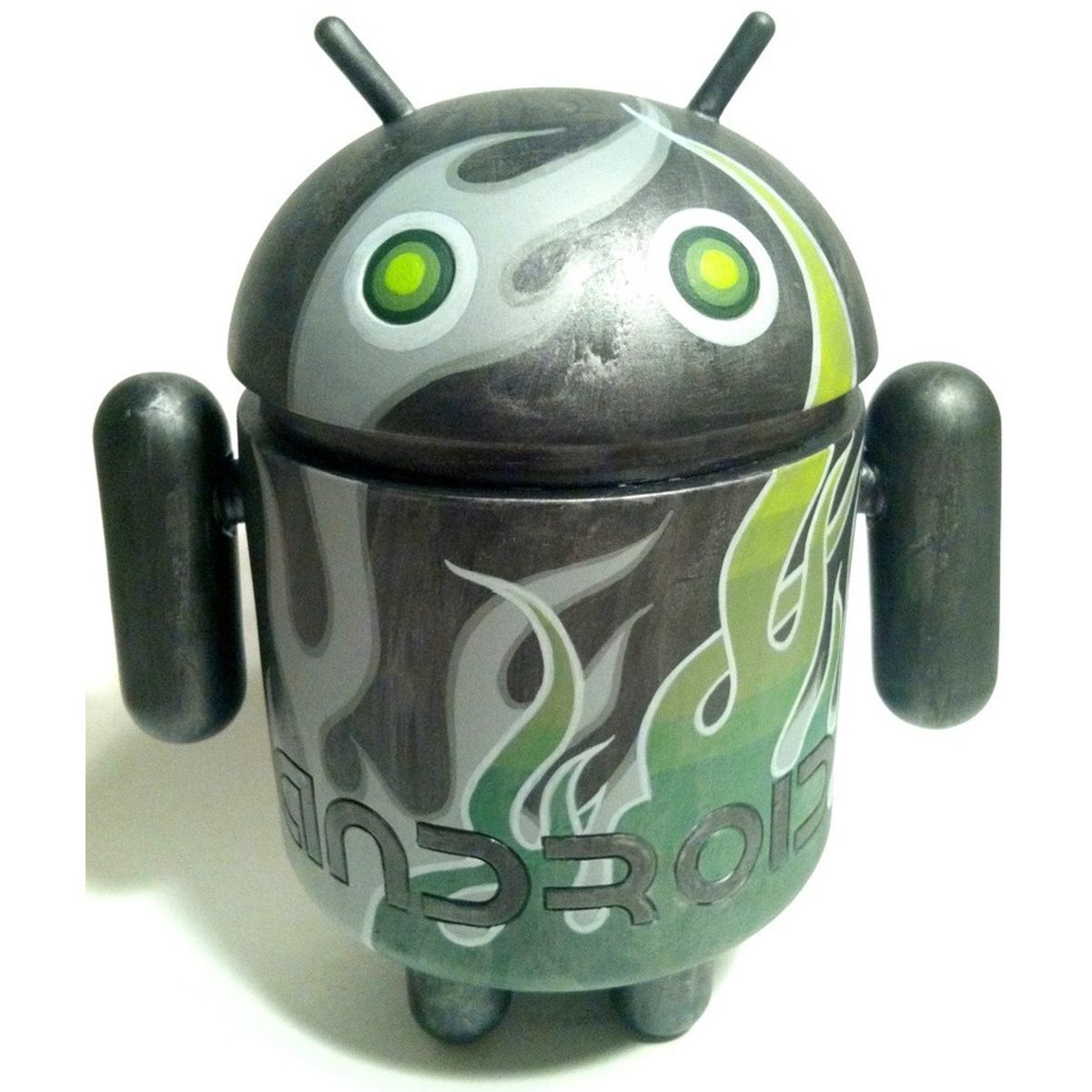 Hotrod Green Flame Mega Droid