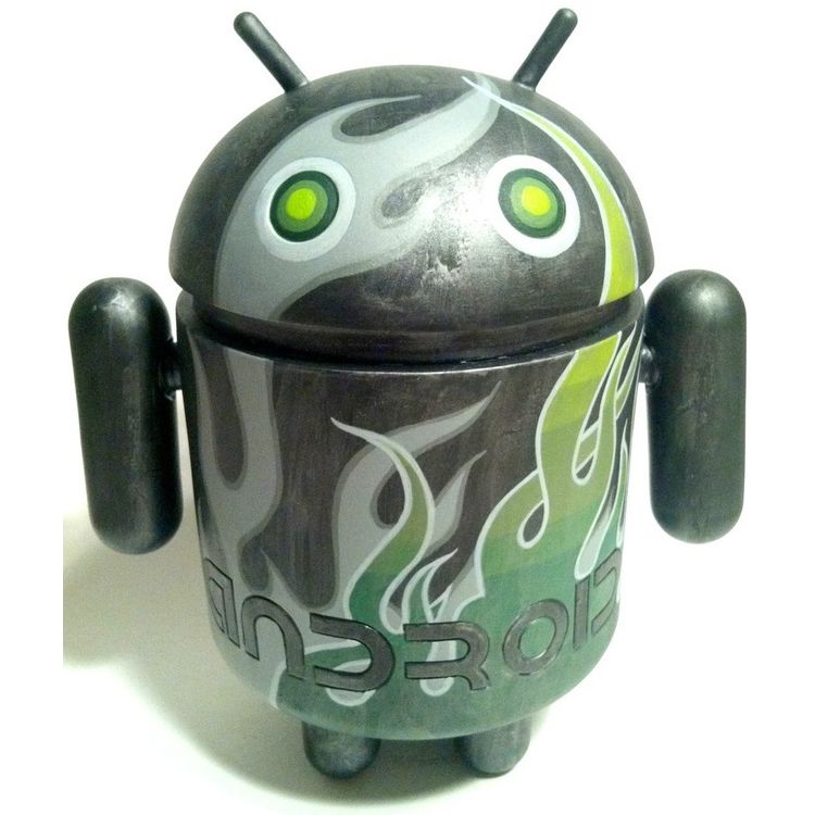 Hotrod Green Flame Mega Droid by Blazon Brikhaus