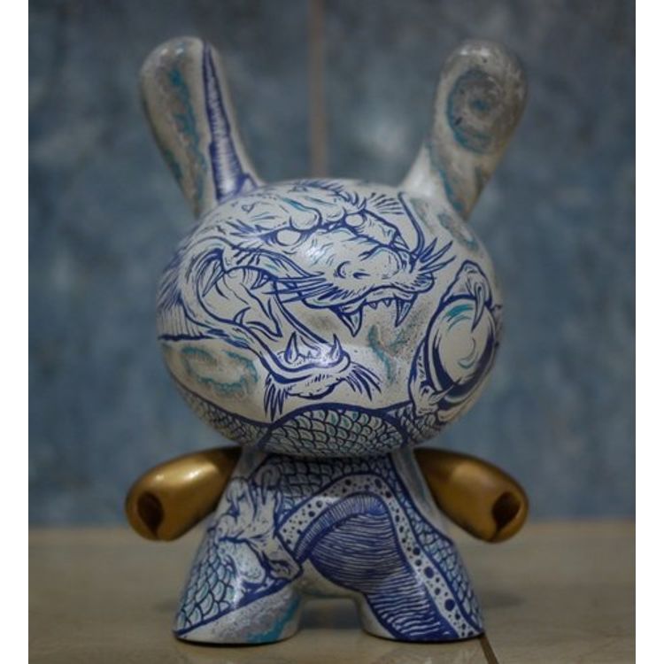 Mr Lister Custom 8" Dunny - Dragon Dunny by Mr. Lister