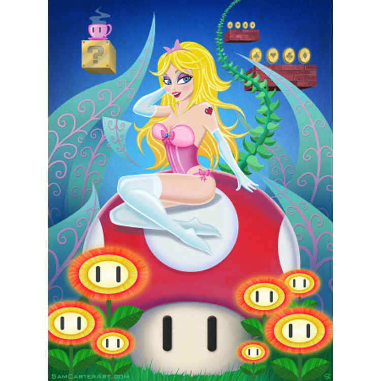 Peach in Wonderland by Sam Carter
