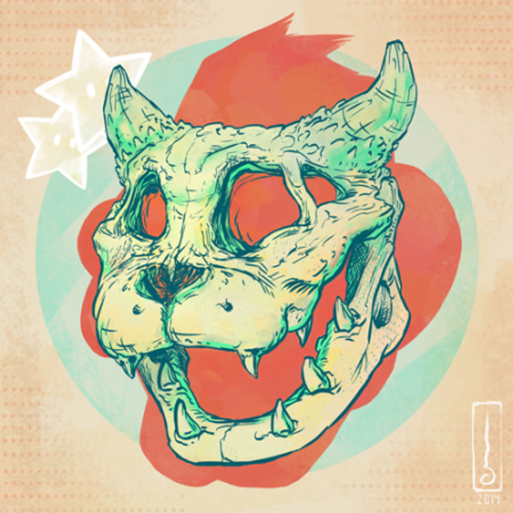 Skull of Koopadra Rex by Cindy Liu