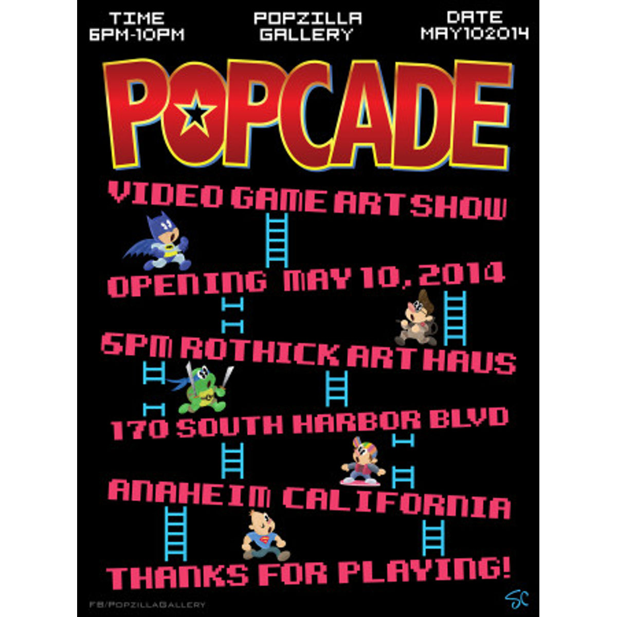 POPcade Show Poster