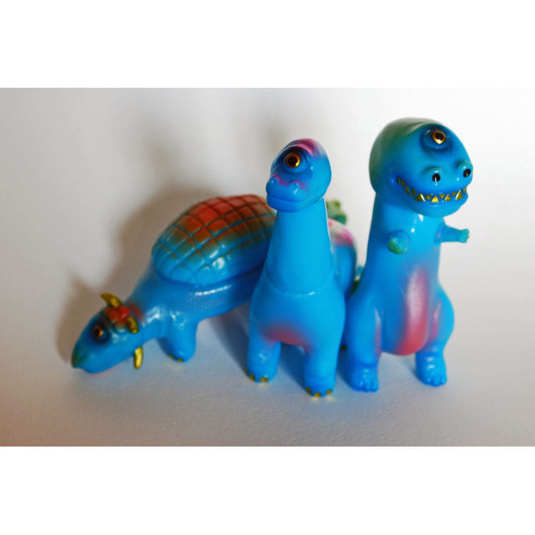 Squishy Blue Dinos by Rampage Toys (Jon Malmstedt)