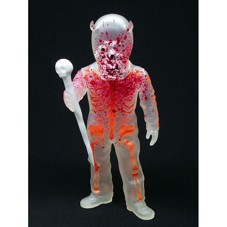 Halloween Balzac Skullman '06 - Clear w/ Blood Splatter by Balzac