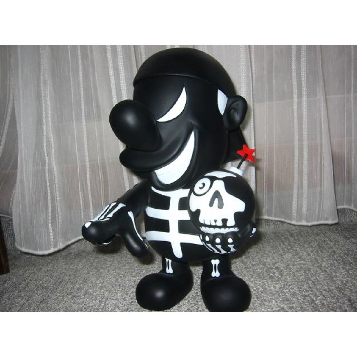 Balzac Skullsuit Bomberkid - All Black