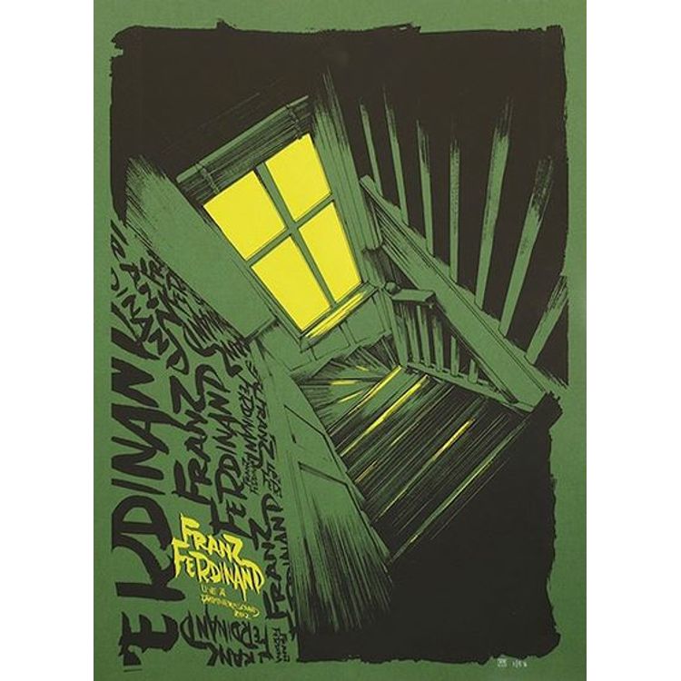Franz Ferdinand - Barcelona, 2012 [Green Regular] by Fabio Meschini