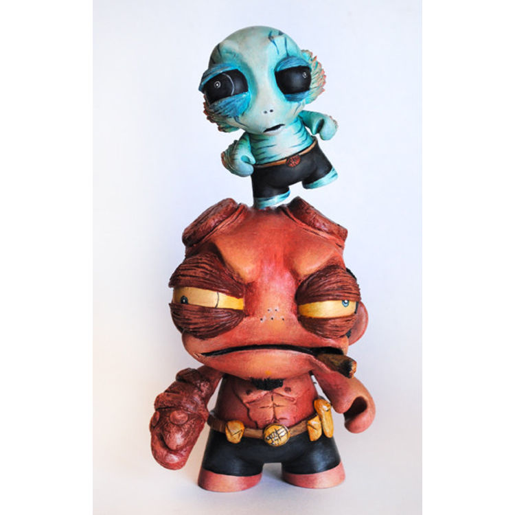 Hellboy and Abe by One Eyed Girl (Kasey Tararuj)