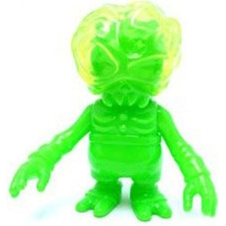 Skull Brain - Neon Green by Secret Base