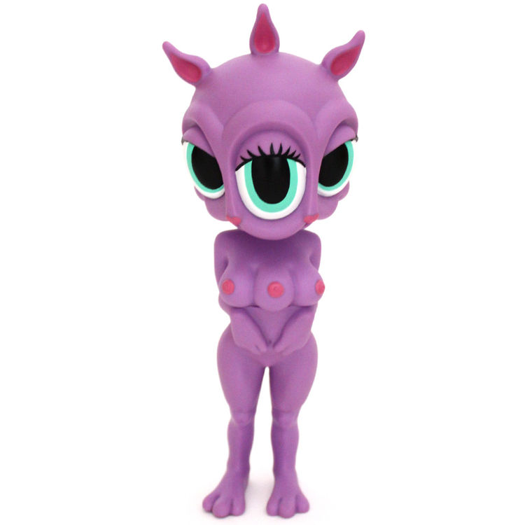 Bunnny Rabbbit - Purple by Ron English