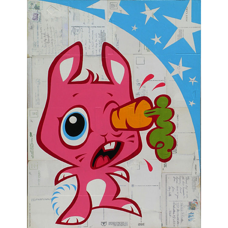 Ouchy Bunny (Carrots are good for your eyes only if used as directed) by Plankton