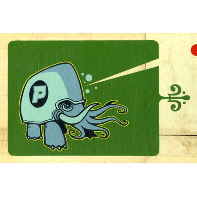 Kaiju (Friendly Plankton Elephant Ghost-Monster) by Plankton