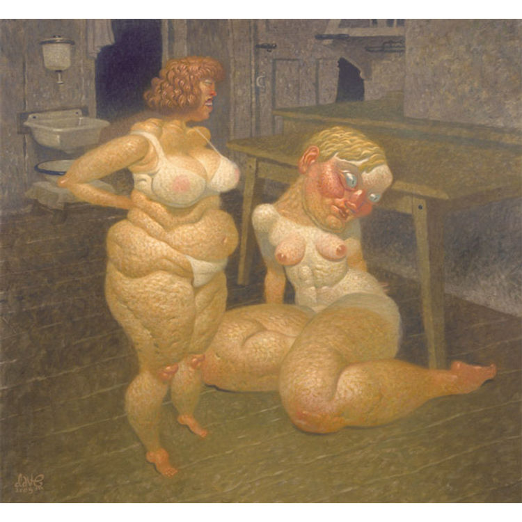 Two in Kitchen by Dave Cooper