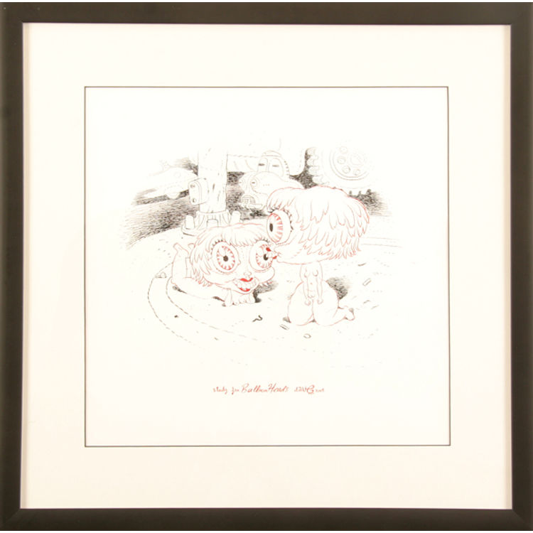 Study for Balloon Heads by Dave Cooper