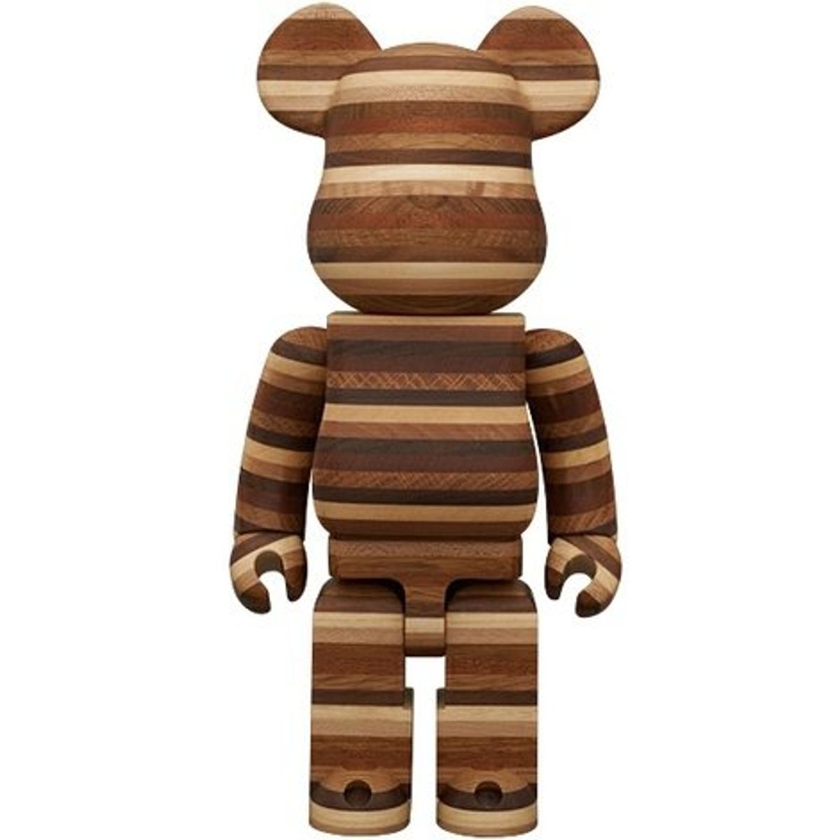 400% Horizontal Stripe Karimoku Bearbrick