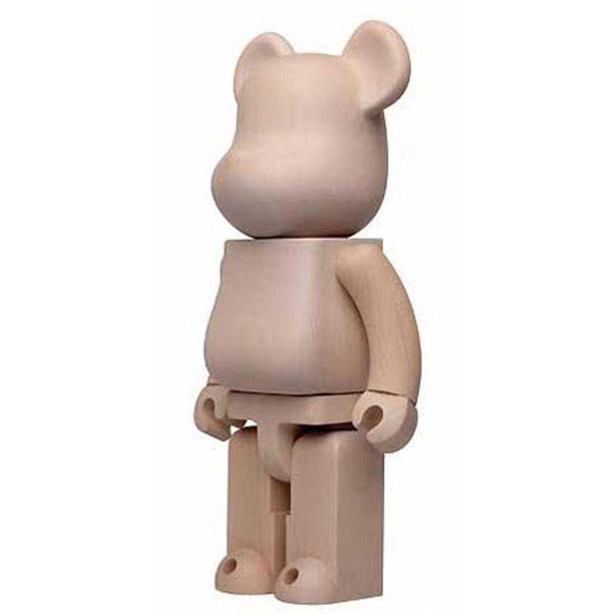 400% White Karimoku Be@rbrick (Medicom Toy 10th Anniversary)