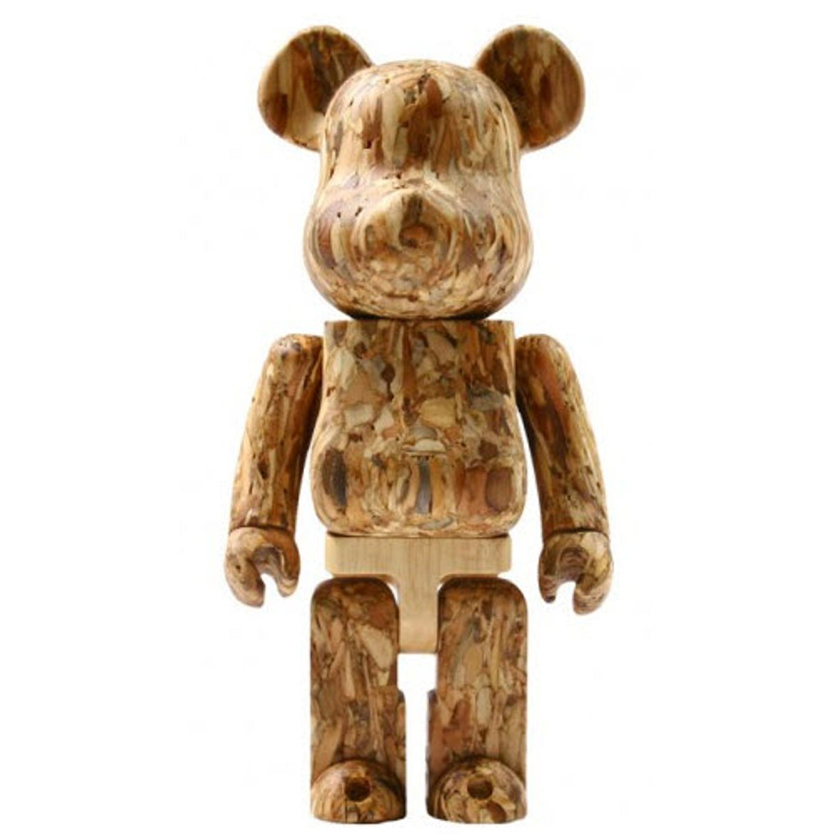 400% Eco Value Wood Karimoku Bearbrick