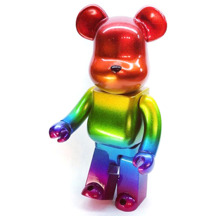 Roygbiv Be@rbrick 400% (Kandy Rainbow) by Topheroy (Chris Douglas)
