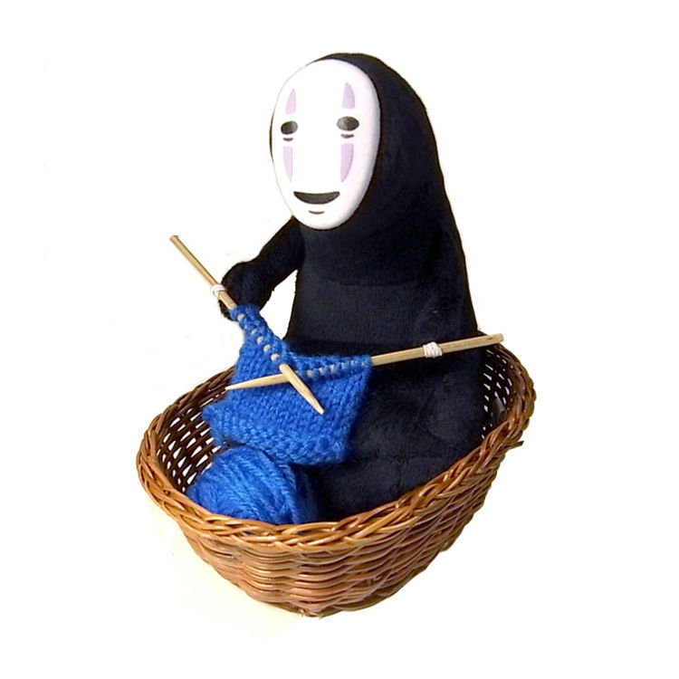 Spirited Away No Face Kaonashi 6" Plush by Hayao Miyazaki
