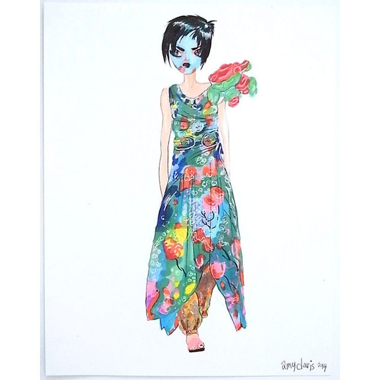 Zombie Girl in Westwood by Amy Davis
