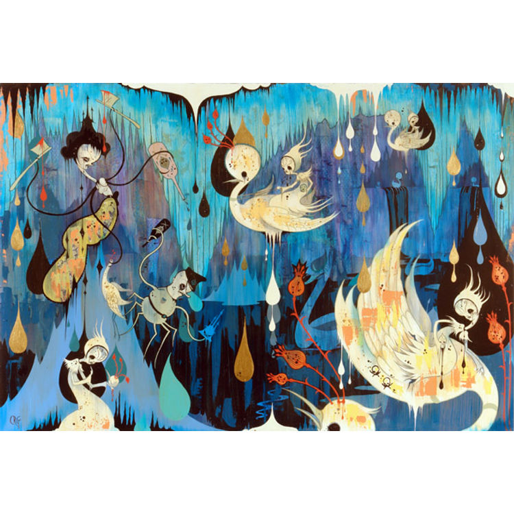 Royal Disorder Subterranean Invasion by Camille Rose Garcia