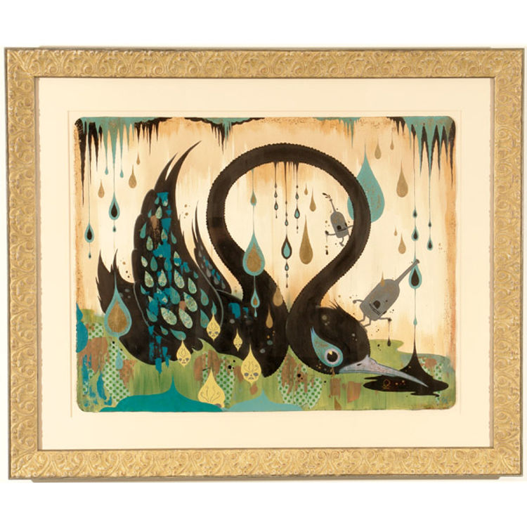 Black Swan Breakdown by Camille Rose Garcia