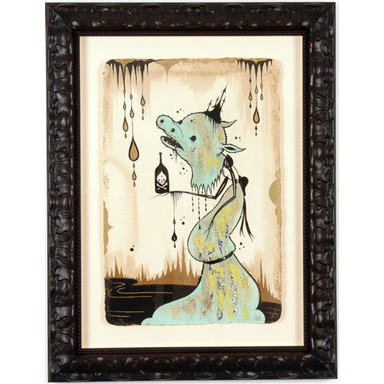 Hippo Head Poison Bottle by Camille Rose Garcia