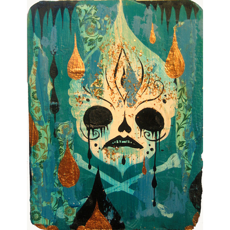 Poison Skull by Camille Rose Garcia