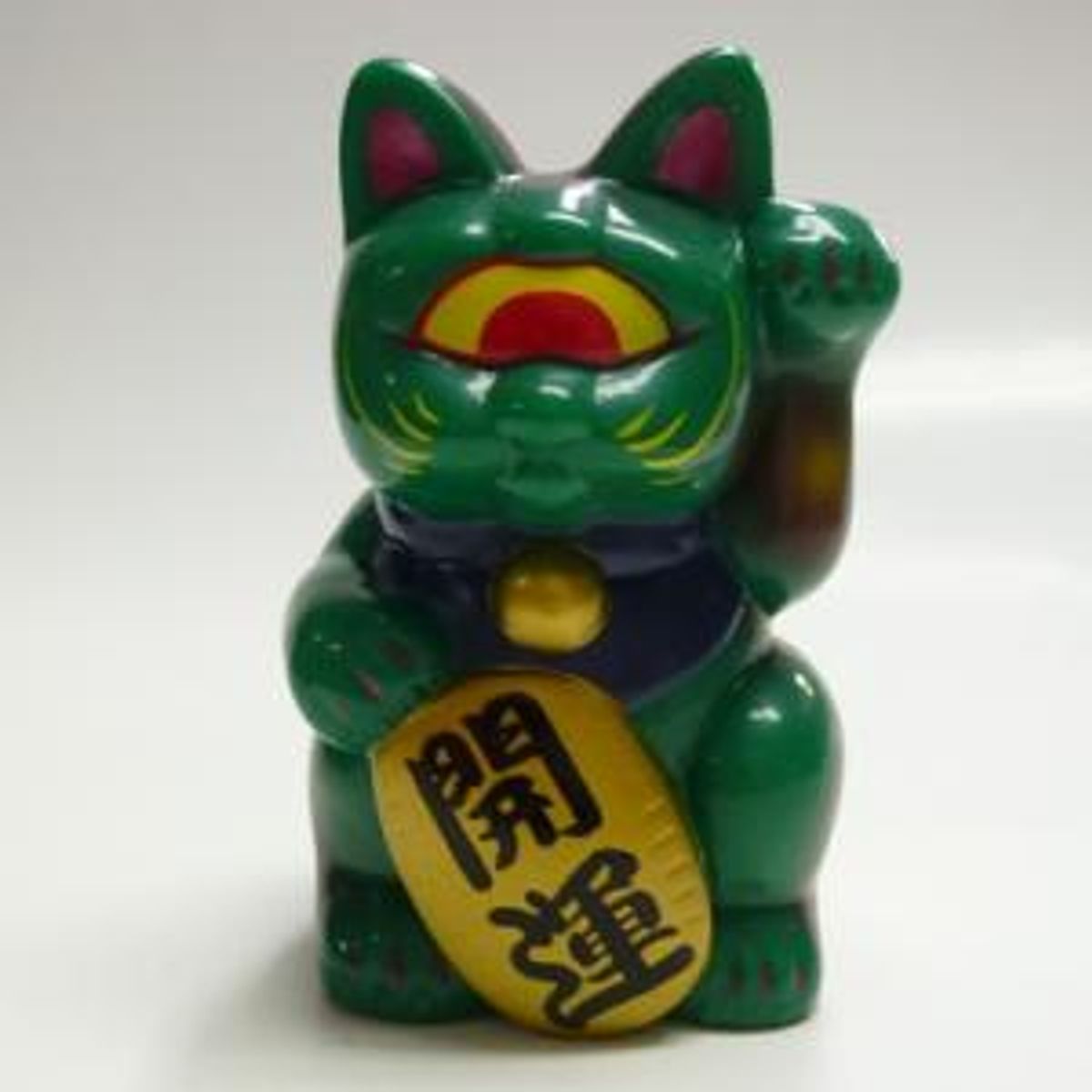 Fortune Cat Baby green good luck
