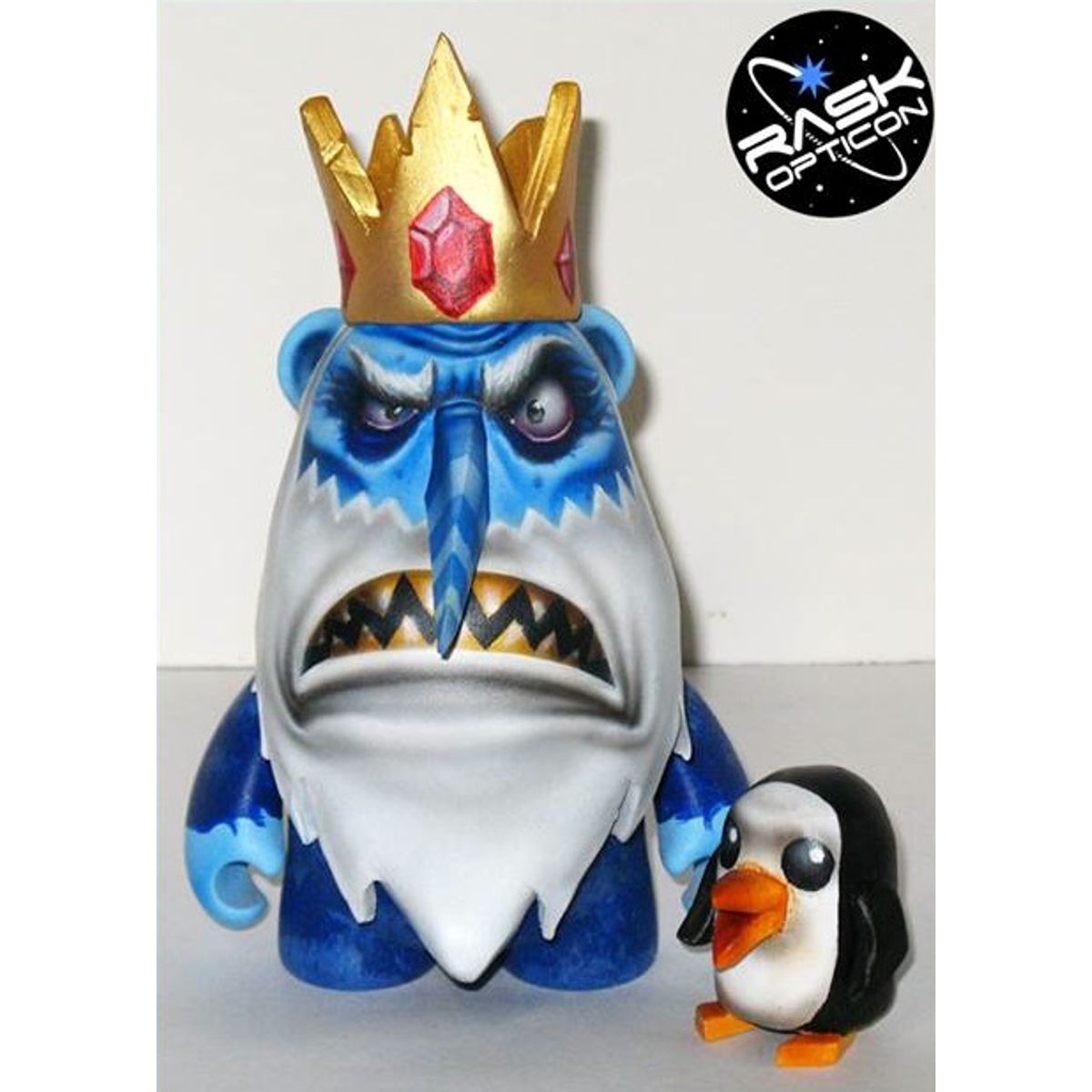 The Ice King and Gunter from Adventure Time