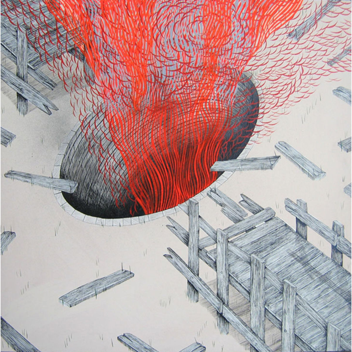 Broken Bridge with Mine