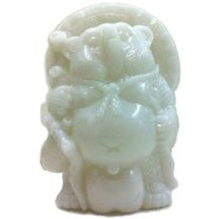 Mini Tanuki - White by Real X Head (Mori Katsura)