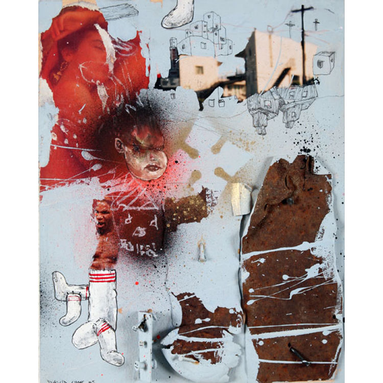 Blue Socks by David Choe