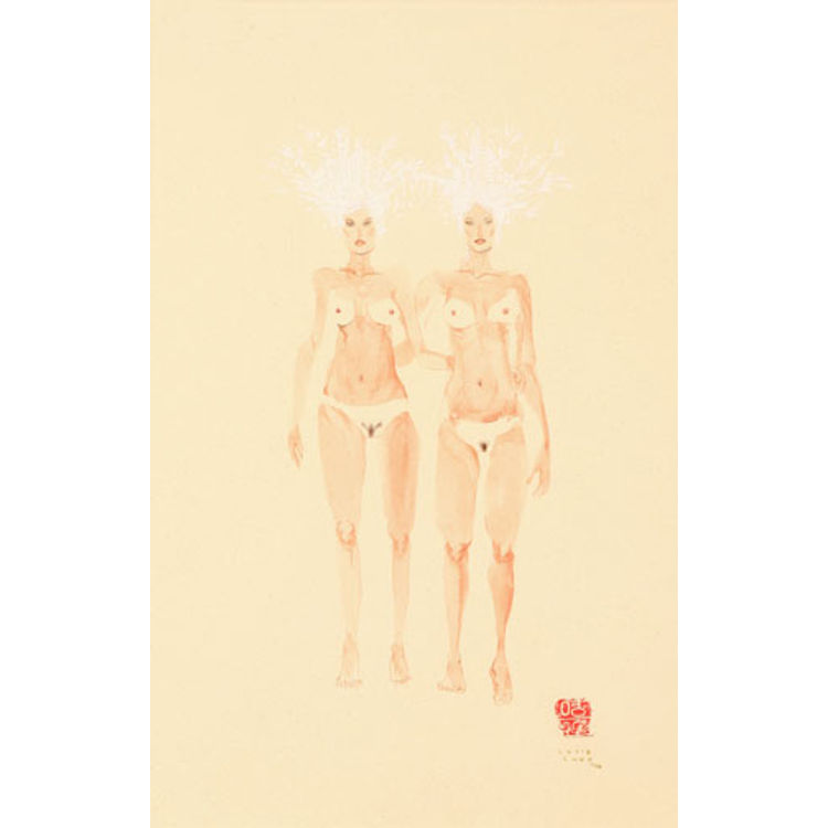 Cold Winter Twins by David Choe