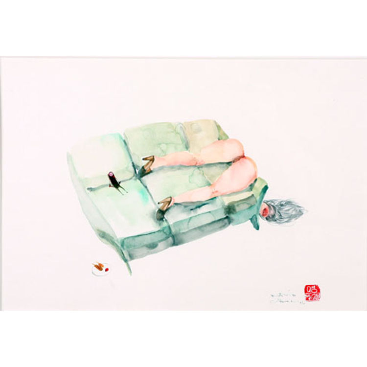 1 & 1/2 Corndogs by David Choe