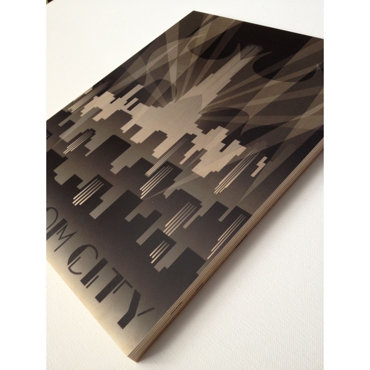 Gotham City Print on Wood