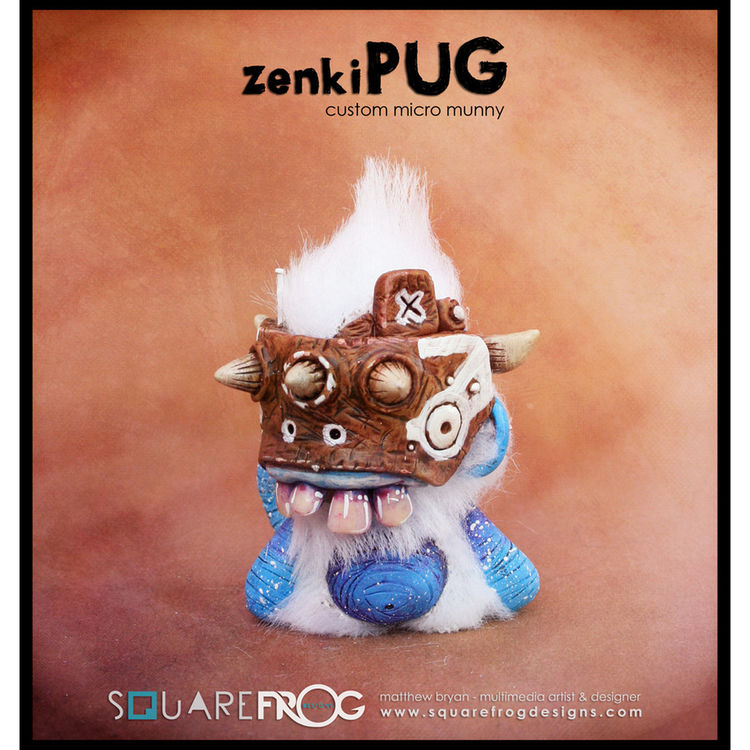 zenkiPUG's Micro Munny 02 by Matthew "SquareFrog Designs" Bryan